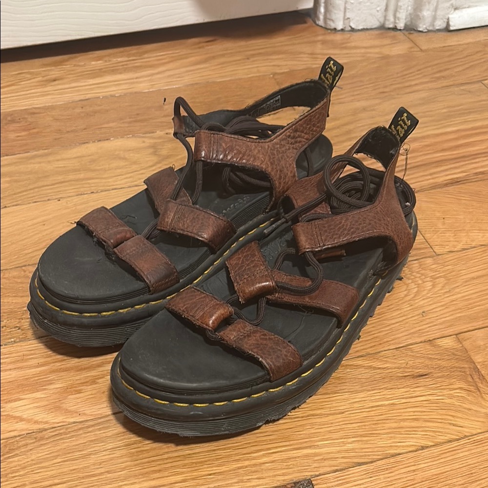 Dr. Martens Brown Leather Sandals
